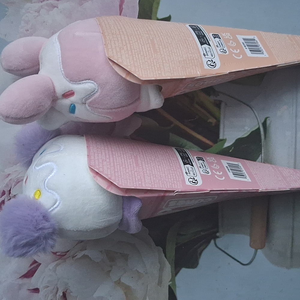 New Zuru Coco Surprise Perry The Bear & Mallow Bunny Collectible Plush Set of 2 - Picture 4 of 4
